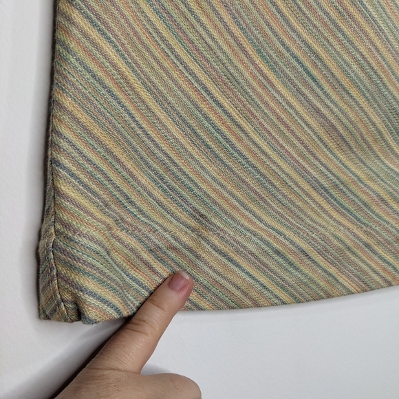 Anthro Pilcro and the Letterpress colorful striped button up skirt 12 - Picture 2 of 11